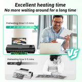 Laminator Machine A4 Laminators - 9 Inch Thermal Cold Laminating Machine with 20 Laminating Sheets, 8.5x11 Laminator with NTC Temperature Control 90-s Warm up, A4/A5/A6 Laminators for School Home MAXDONE