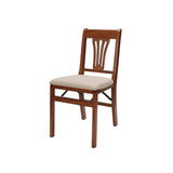 Stakmore Urn Back Folding Chair Finish, Set of 2, Cherry MECO