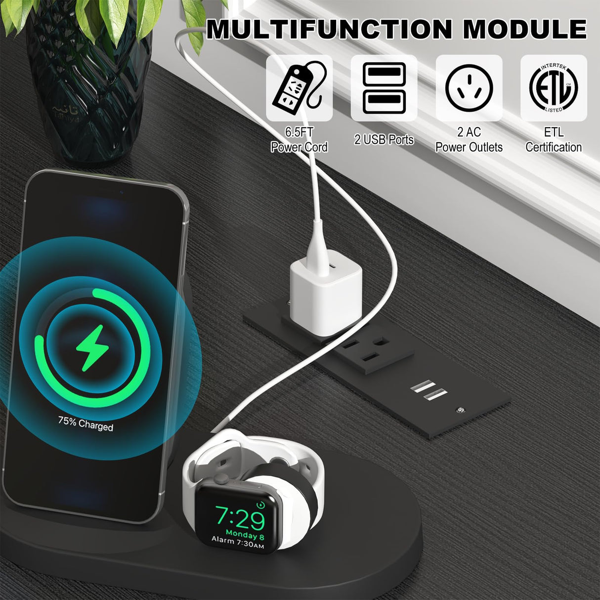 69" LED TV Stand for 70/75/80 inch TV,Modern Entertainment Center with Power Outlets,High Glossy Media Console Table Storage Cabinet with Open Shelves & Drawers for Living Room, Bedroom-Black jiteentarou