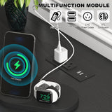 69" LED TV Stand for 70/75/80 inch TV,Modern Entertainment Center with Power Outlets,High Glossy Media Console Table Storage Cabinet with Open Shelves & Drawers for Living Room, Bedroom-Black jiteentarou