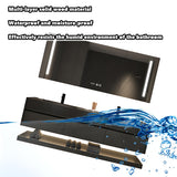 ZGNBSD Bathroom Vanity with Sink - Floating Bathroom Vanity | Wall Mount | Modern Bathroom Vanity with LED Smart Defogging Medicine Cabinet | Solid Wood Bathroom Vanity (Double Sink,60") ZGNBSD