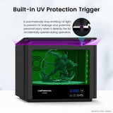 UniFormation Cure3 Curing Machine 405nm UV Resin Curing Station with 360° Turntable D282 x H162 mm Curing Box for GK3 Pro GK3 and Other Resin 3D Printers Within 10.3 inches Uniformation