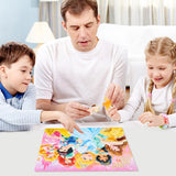 Puzzles for Kids Ages 4-8 100 Pieces Jigsaw Puzzles for Boys and Girls Educational Learning Puzzles in Metal Box. bexido