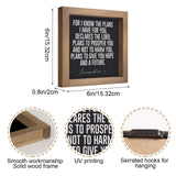 pechpell For I Know The Plans I Have For You Sign, 6 Inch Jeremiah 29 11 Wall Art, Bible Verse Decor Desk Table Tiered Tray Shelf Entryway Office Bathroom Rustic Farmhouse Home Decorations pechpell