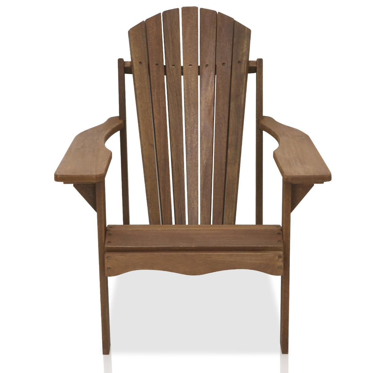 Furinno FG16918 Tioman Hardwood Patio Furniture Adirondack Chair in Teak Oil, Large, Natural Furinno