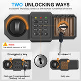 5.0 Cuft Fireproof Safe for Home Use, Digital Home Safes with Programmable Keypad, Spare Keys and Alarm System, Security Safes Box Fireproof Waterproof, Anti-Theft Fire Safe Box for Home Office Bukumo