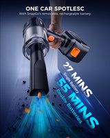 MBNGF Car Vacuum Portable Cordless, 35000PA High Power Suction & Blower, Wireless Handheld Vacuum Cleaner for Car, Home, Office, Pet(Ink Black) MBNGF