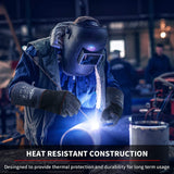 RAPICCA Fireplace Gloves Fire Heat Resistant: Dark-Grey 16IN 932℉ - Fireproof Leather for Fireplace Fire Pit Wood Stove Campfire Furnace BBQ Grill Stick Mig Welding Welder Gear - One Size RAPICCA