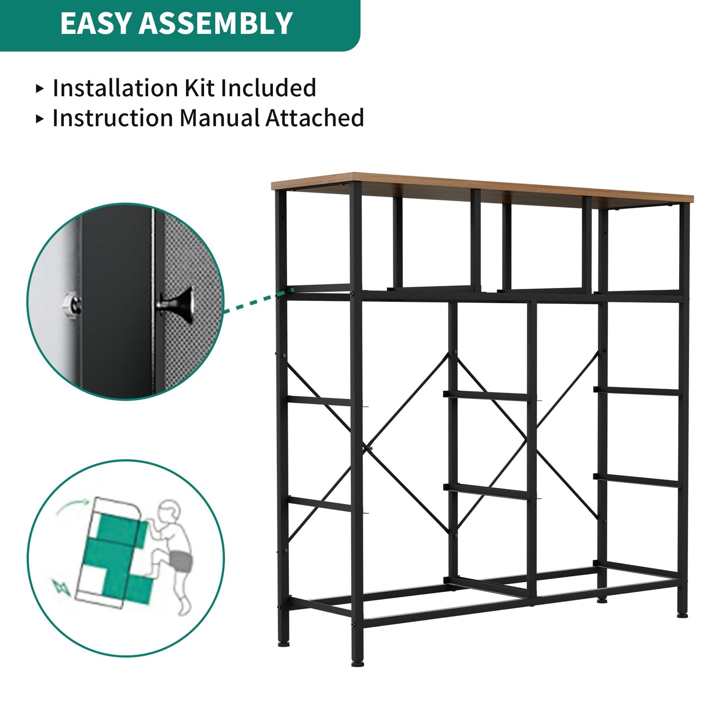 YITAHOME Dresser for Bedroom with 9 Drawers, Fabric Storage Dresser, Closet Dresser & Chest of Drawers for Living Room, Closets - Sturdy Steel Frame, Wooden Top & Easy Pull Fabric Bins(Dark G - WoodArtSupply