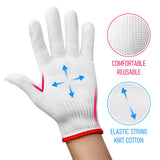 apauls cotton work gloves,12 Pairs white cotton gloves, knit gloves for garden planting, outdoor work, car repair, construction, house renovation apauls