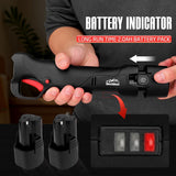 WellMall Cordless Electric Fillet Knife - Electric Fillet Knife for Fish with 4 Stainless Steel Blades, Cordless, with Safe Lock, Non-Slip Grip Handle WellMall