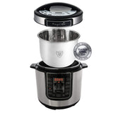Megachef Digital Pressure Cooker, Silver, 6 quart Megachef