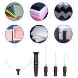 4 in 1 Foam Cutter Set With Digital Voltage Controller, GOCHANGE Electric Cutting Machine Pen Tools Kit, 100-240V /18W Styrofoam Cutting Pen with Electronic Voltage Transformer Adaptor GOCHANGE