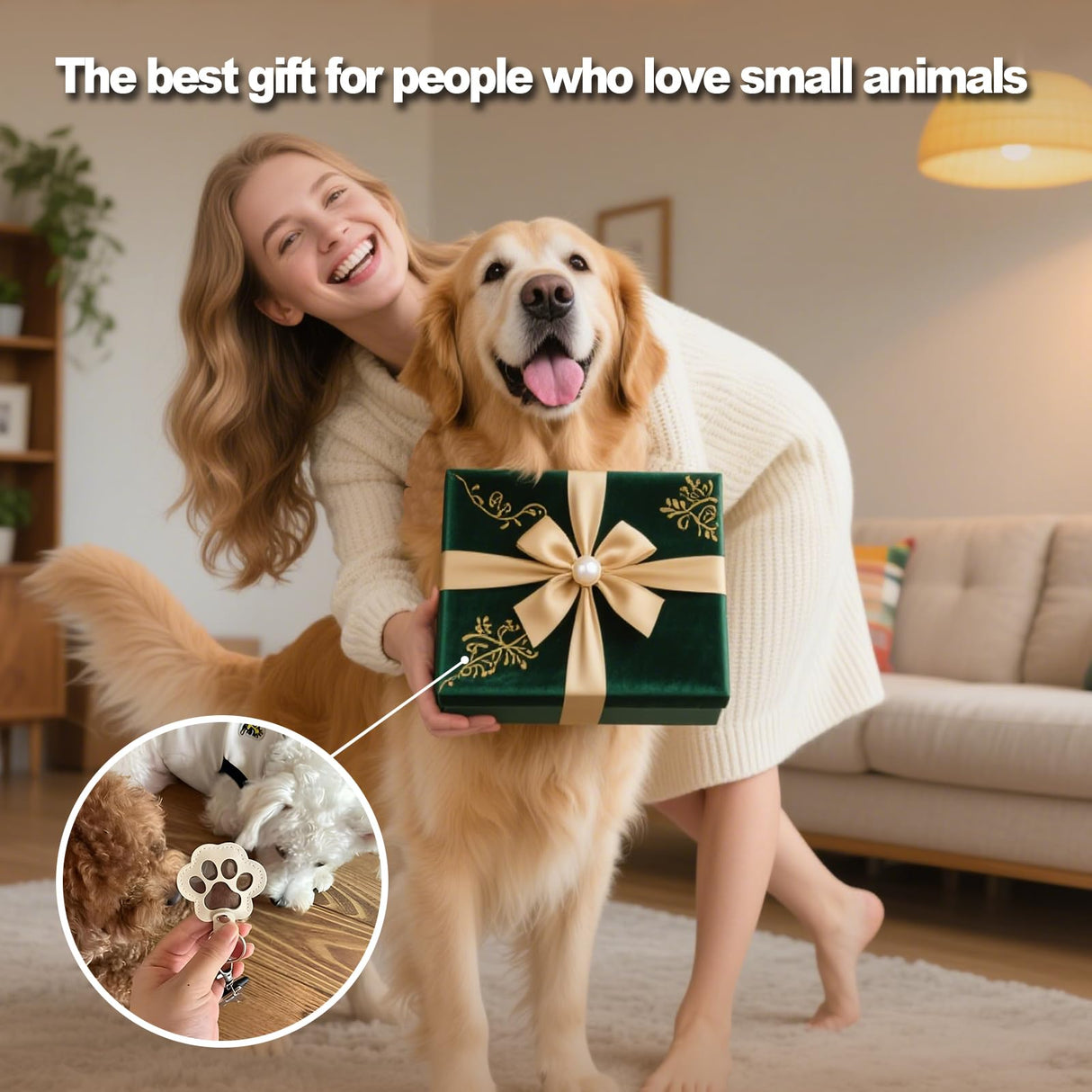 Xoprmey 6Pcs Pet Hair Storage Keychain - Dog Cat Paw Shaped Keychain,Pet Hair Keepsake Keychains,Pet Memorial Gifts for Bag Purse Paw Charm Key Holder Xoprmey