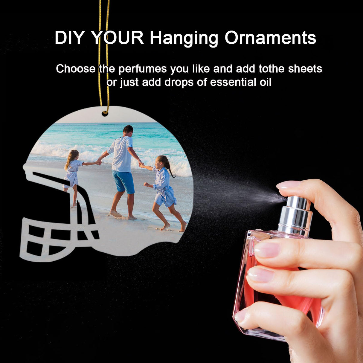 50 pcs Sublimation air fresheners Blanks ，Sublimation Blanks Products DIY Air Freshener for Car and Home Hanging Decoration Sublimation car freshener Blanks Sublimation Ornaments Blanks GEKIXUTP