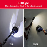 Drywall Sander, 710W Electric Sander with 6 Sanding Discs, Variable Speed 800-1700 RPM Wall Sander with 6.6ft Dust Hose, LED Lights, Extendable Handle & Carrying Bag Garvee