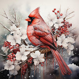 Stalente Diamond Painting Kits for Adults, Cardinal 5D DIY Diamond Art Kits for Beginners Round Full Drill Diamond Painting for Home Wall Decoration Gift 12×12inch, Birds Stalente