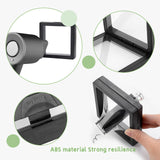 10 PCS Sublimation Keychain Blanks Gift Box 3.54 x 3.54 x 0.8 Inches Plastic Keychain Packaging Box with PE Film Sublimation Keychain Blanks Holder Gift Wrapping Box for Rectangle Round Keychain QoTang