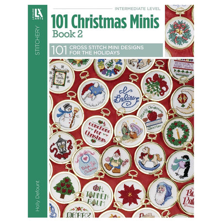 101 Christmas Minis, Book 2-Packed with Traditional Holiday Designs for Ornaments, Gift Embellishments and More LEISURE ARTS