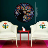 Stained Glass Cat Puzzle for Adults 1000 Piece, Colorful Religious Christian Jigsaw Puzzle, Kitty Kitten Mandala Puzzle BBOLDIN