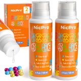 Nicpro 2 Pack Jigsaw Puzzle Glue, 8 oz / 240ml with Sponge Head, Preserves Finished Puzzles, Quick-Drying, Non-Toxic & Clear Water-Soluble Puzzle Glue Kit for 1000/3000/5000 Pieces Nicpro