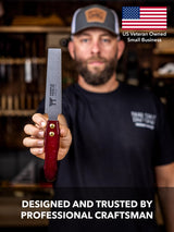 Japanese Flush Cut Saw - 6 Inch Double Edge Pull Saw for Flush Cutting Dowels, Pegs, Wedges - Hardwood Softwood Hand Saw - Small Wood Saw - Temple Tool Co. Temple Tool