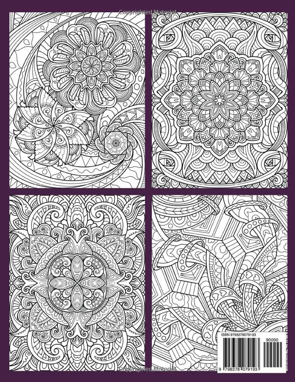 Relaxing Patterns - Adult Coloring Book: Mindfulness Coloring Book For Adults with Stress Relieving Designs and Mandalas | Relaxation and Stress ... Patterns: A Series of Adult Coloring Books) Hweryho
