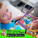 QUOKKA Magnetic Puzzles for Toddlers 2-4 - 20 Pieces Sudoku Puzzles Games for Kids Ages 3-5 - Animal Car Activities Toy for Boys and Girls 4-6 yo - Learning Magnet for Road Trip QUOKKA