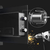 Biometric Home Safe, Fingerprint Gun Safe Lock Box,Money Box for Jewelry Handgun Cash Valuables,Perfect for Home/Office/Hotel, Black, 1.55 Cubic Feet VoleStay