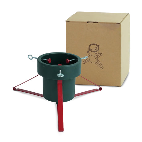 Foryoudecor Top 1 Plastic and Metal Christmas Tree Stand for Live Trees, Xmas Tree Base for Artificial Tree, Modern Christmas Tree Holder for Real Tree Fits for 2 Inch to 5 Inch Trunk (21.0x7.68) Generic