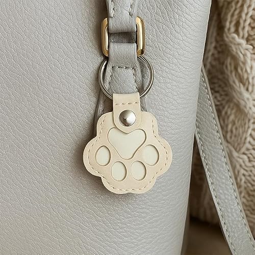 3 Pcs Pet Paw Shaped Leather Keychain, Pet Hair Keychain, Pet Memorial Gift Keyring, Handmade Key Holder For Collecting Cat And Dog Hair