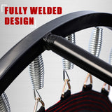 Kanchimi 40" Folding Mini Fitness Indoor Exercise Workout Rebounder Trampoline with Handle, Max Load 330lbs(Black) Kanchimi