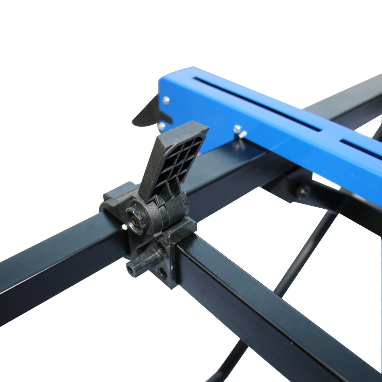 MENIPHIB Folding Portable Tile Saw Stand, miter saw stand with wheels,collapsible and portable, saw stand table, chop saw roller stand, saw horse roller stand, mitre saw stand, Blue, S5250010 MENIPHIB