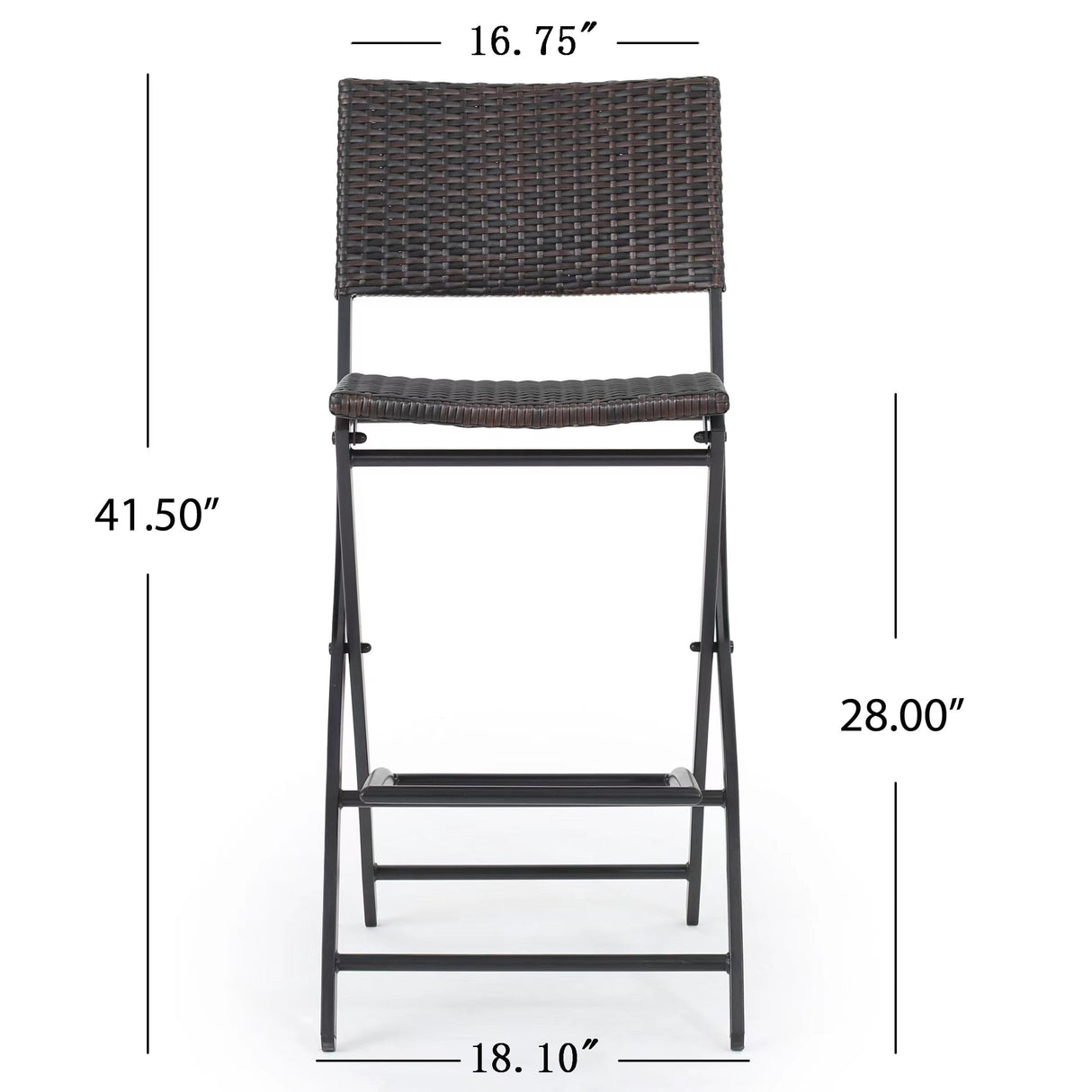 Christopher Knight Home Margarita Outdoor Wicker Barstools, 2-Pcs Set, Multibrown Christopher Knight Home