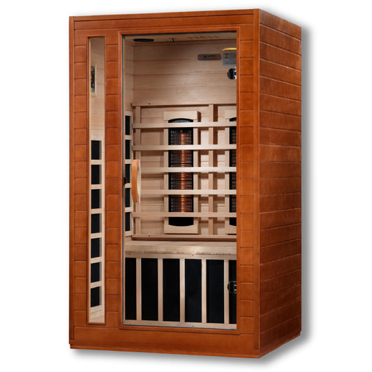 Dynamic Cardoba DYN-6203-02 Full Spectrum Ultra Low EMF (Under 8 MG) FAR Infrared Sauna - Curb Side Delivery