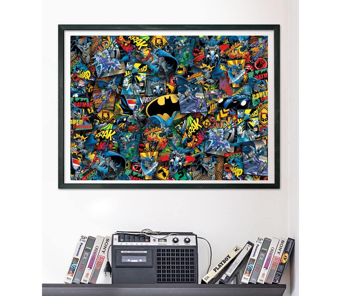 Clementoni Batman Impossible Jigsaw Puzzle, 1000 Pieces, Made in Italy, Adults’ Puzzles, 39575 Clementoni