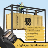 WOZBUD 48" W Heavy Duty Garage Shelving 3000LBS Storage Shelves, Adjustable 5-Tier Storage Rack, Metal Shelves for Garage/Warehouse/Basement, 48" W x 20" D x 72" H, Black WOZBUD