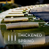 72 Pieces Trampoline Springs Replacement 5.5 Inch Trampoline Springs with T-Hook Heavy Duty Stainless Steel Trampoline Springs Metal Trampoline Pulling Tool Accessories Cyiwniao