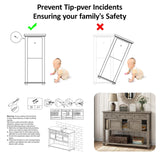 Vabches Farmhouse Entryway Table with Storage, 47" Modern Console Table with Sliding Barn Door & Drawers, Wood Rustic Sofa Table for Living Room, Entryway, Hallway, Washed Grey Vabches