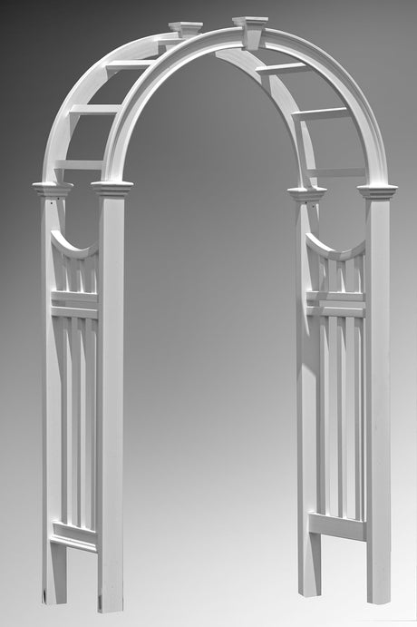 Vienna 49"W x 91"H Vinyl Arbor Vita