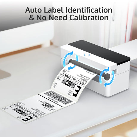 OFFNOVA Shipping Label Printer, USB 4x6 Label Printer for Shipping Packages, High Speed Thermal Printer, Supports ShipStation UPS FedEx Ebay OFFNOVA