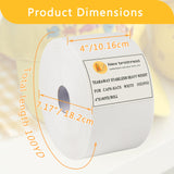 New brothread Tearaway Embroidery Stabilizer Backing for Caps and Hats - 4" x 100 Yd Roll - Heavy Weight 3oz New brothread