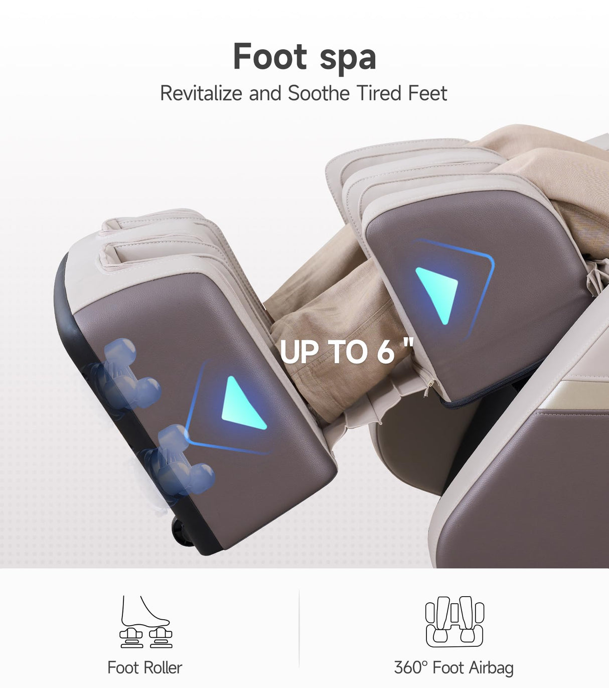 Real Relax 3D Massage Chair Full Body SL-Track, Zero Gravity Recliner with 16 Massage Modes, Body Scan, Wasit Heating, Foot Rollers, Bluetooth, Favor-22 Brown Real Relax