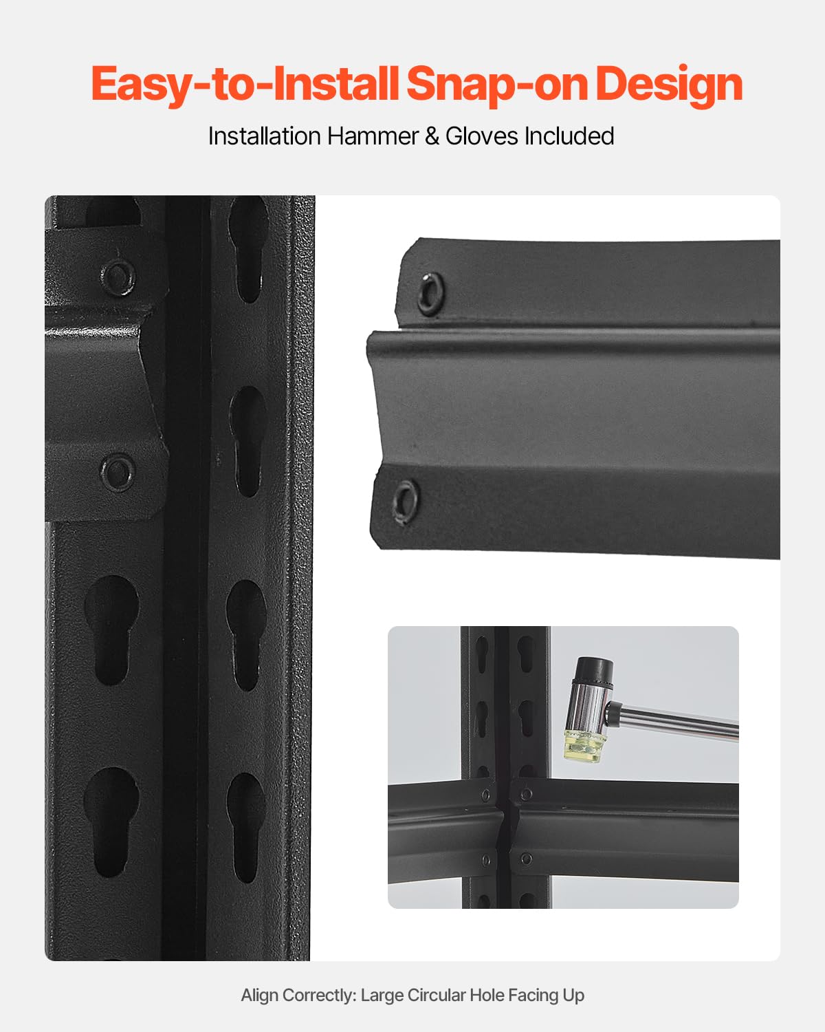 VEVOR Storage Shelves, 2000 lbs, 5 Tier Garage Storage Shelving, 16" D x 32" W x 63" H Adjustable Metal Shelves for Garage Shelves Utility Rack Shelf, Ideal for Kitchen, Warehouse, Basement, Black VEVOR