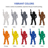 Kingroon High Speed PETG 3D Printer Filament 1.75mm, 3D Printer Rapid Filament for 30-600mm/s Hyper Printing Filament, Dimensional Accuracy +/- 0.03 mm, 10 kg Plastic Spool (22lbs（Mixed Colors） POJECITY