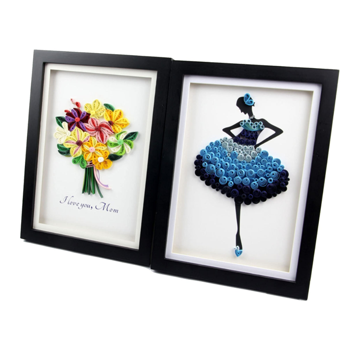 Woohome 48 PCS Paper Quilling Kit, Paper Quilling Making Drawing Design and Papers Quilling Tools for Quilling Art Paper DIY Drawing Handcraft Handmade, Home Decoration Woohome