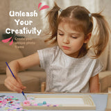 LEJITEKK DIY Picture Frame Craft Kit for Kids - Crafts for Girls 8-12, Tween Girls Gifts 10-12, Mosaic Kids Arts and Crafts Ages 6-8 LEJITEKK