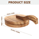 Dough Presser Dough Pressing Tool Wooden Wooden Tortilla Press Maker Manual Dumpling Wrapper Presser Kitchen Gadgets for Home Kitchen Wooden Taco Press Kichvoe