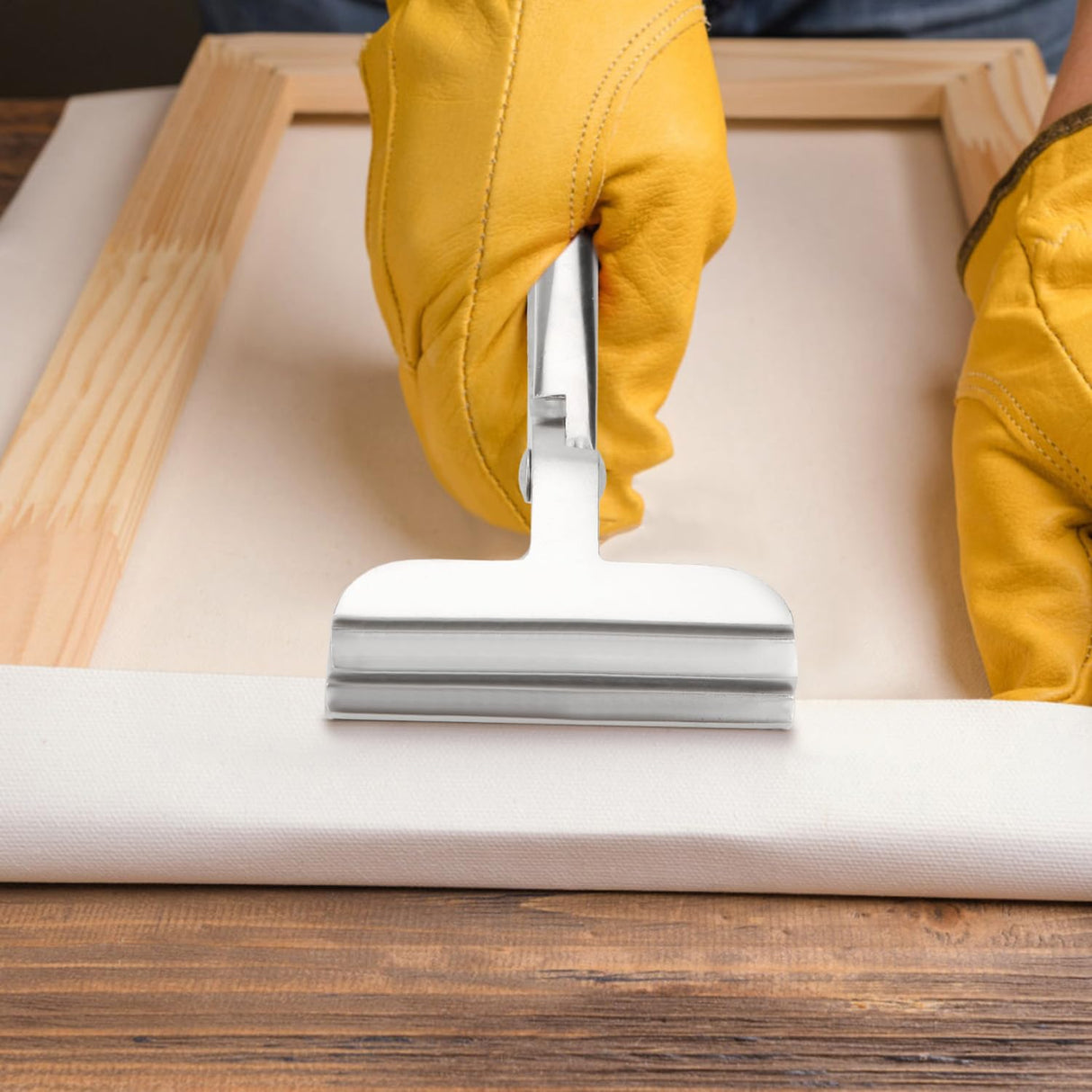 Rongon Professional Canvas Pliers for Stretching Canvas, Oil Canvas Stretcher Paint Canvas Stretching Plier Heavy Duty Aluminum Alloy Webbing Stretcher Tool for Stretching Clamp Oil Painting Rongon