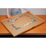 Bits and Pieces - 1000 Piece Puzzle Board with Drawers - Original Standard Wooden Puzzle Plateau - Tabletop Deluxe Jigsaw Puzzle Organizer and Puzzle Storage System (Standard with Spinner) Bits and Pieces